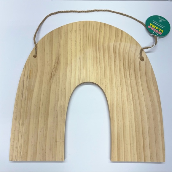 Mondo Llama 15x15 Paint Your Own Natural Wood Rainbow Wall Decor NWT - Picture 4 of 6